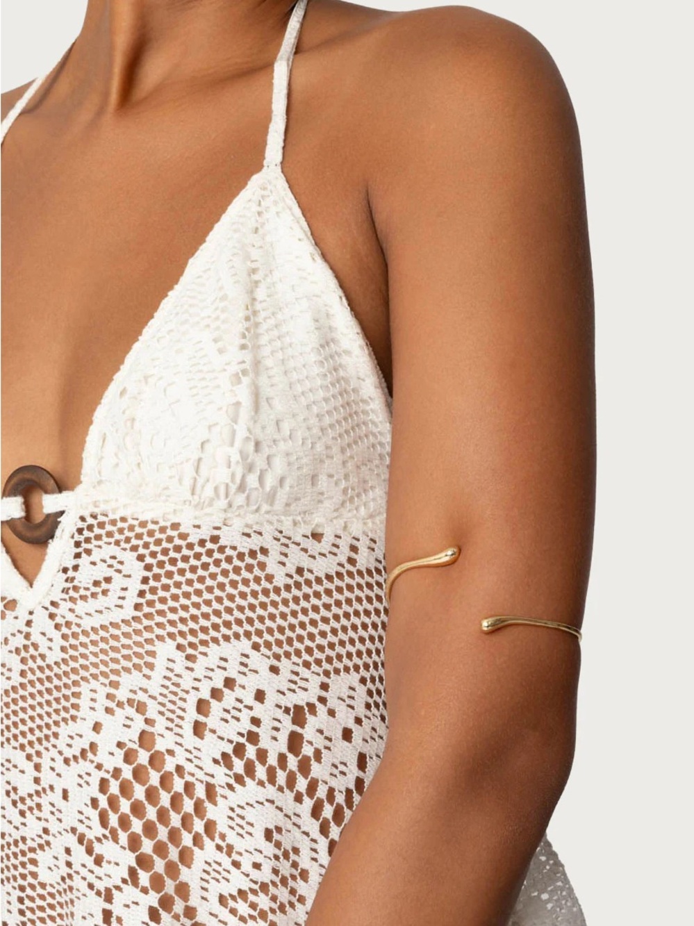 SOLD Brand New Edikted Gold Adjustable Arm Cuff Bracelet